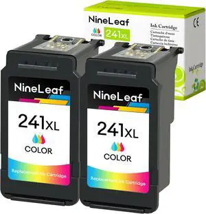 NineLeaf Remanufactured Ink Cartridge Compatible for Canon CL-241XL CL241XL PIXMA MG3620 MG3520 MG3220 MG2220 MG2120 MG3600 MX532 MX472 MX432 MX452 MX522 TS5120 MX392 Printer (Tri-Color,2 Pack) NineLeaf Remanufactured Ink Cartridge Compatible for Canon CL-241XL CL241XL PIXMA MG3620 MG3520 MG3220 MG2220 MG2120 MG3600 MX532 MX472 MX432 MX452 MX522 TS5120 MX392 Printer (Tri-Color,2 Pack)