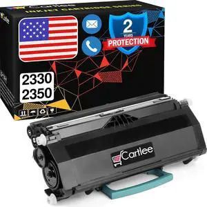 Cartlee 1 Black Remanufactured High Yield Laser Toner Cartridge Premium Replacement for Dell 2330, 2330D, 2330DN, 2350, 2350D, 2350DN 330-2650 Printers PK941 Ink Fits with PK496 PK937 DN Cartlee 1 Black Remanufactured High Yield Laser Toner Cartridge Premium Replacement for Dell 2330, 2330D, 2330DN, 2350, 2350D, 2350DN 330-2650 Printers PK941 Ink Fits with PK496 PK937 DN