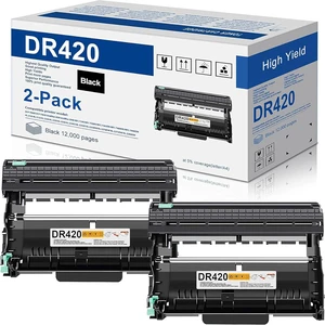 2-Black DR 420 DR420 Drum Unit Replacement for Brother DR-420 MFC-7360N MFC-7860DW MFC-7460DN HL-2240 HL-2270DW HL-2280DW Intellifax 2840 Printer 2-Black DR 420 DR420 Drum Unit Replacement for Brother DR-420 MFC-7360N MFC-7860DW MFC-7460DN HL-2240 HL-2270DW HL-2280DW Intellifax 2840 Printer