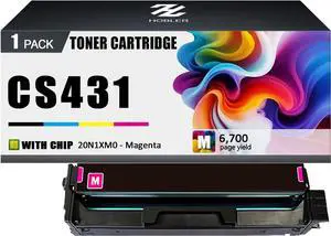CS431 Toner Cartridges Compatible for Lexmark 20N1XM0 Magenta Toner Cartridge Work for Lexmark CS431 CS431dw CX431 CX431adw Printers CS431 Toner Cartridges Compatible for Lexmark 20N1XM0 Magenta Toner Cartridge Work for Lexmark CS431 CS431dw CX431 CX431adw Printers