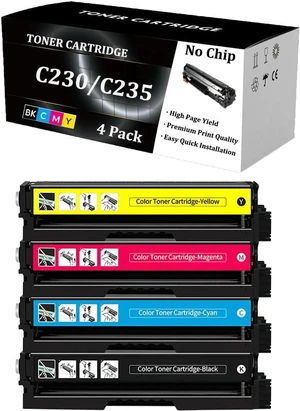 C230 Toner Cartridge High Yield Replacement for Xerox C230 C235 Compatible with 006R04383/84/85/86 006R04387/88/89/90 006R04391/92/93/94 Printer (no Chip)-4 Pack C230 Toner Cartridge High Yield Replacement for Xerox C230 C235 Compatible with 006R04383/84/85/86 006R04387/88/89/90 006R04391/92/93/94 Printer (no Chip)-4 Pack