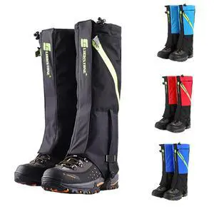 Outdoor Hiking Boots Cover Gaiters Waterproof Leg Protection Snow Legging Tools-Red (adult style) Outdoor Hiking Boots Cover Gaiters Waterproof Leg Protection Snow Legging Tools-Red (adult style)