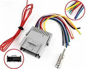 For Chevy Buick GMC Pontiac Radio Install Stereo Car Wire Harness Cable 2PCS For Chevy Buick GMC Pontiac Radio Install Stereo Car Wire Harness Cable 2PCS
