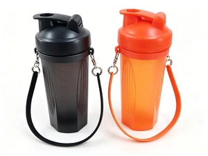 2PCS 20 oz Protein Shaker Bottles, Shaker Bottle with Wire Whisk Ball 2PCS 20 oz Protein Shaker Bottles, Shaker Bottle with Wire Whisk Ball