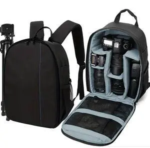 Waterproof Camera Backpack for Canon, Nikon, and Sony DSLR Cameras Orange Waterproof Camera Backpack for Canon, Nikon, and Sony DSLR Cameras Orange