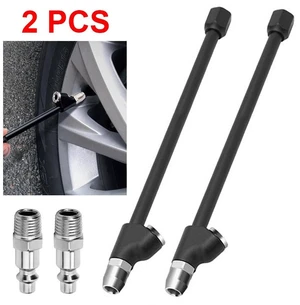 13in Extended Reach Dual Head Air Chuck Set Lock On Tire Inflator Car Truck 2PCS 13in Extended Reach Dual Head Air Chuck Set Lock On Tire Inflator Car Truck 2PCS
