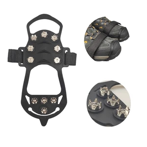 Ice Snow Anti Slip Spikes Grips Grippers Crampons Cleats Hike Shoe Boot 11 Teeth Ice Snow Anti Slip Spikes Grips Grippers Crampons Cleats Hike Shoe Boot 11 Teeth