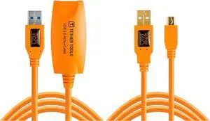 Tether Tools TetherPro USB 2.0 to Mini-B 5-Pin Cable Bundle with USB 2.0 to USB Female Tether Tools TetherPro USB 2.0 to Mini-B 5-Pin Cable Bundle with USB 2.0 to USB Female