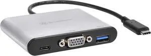 SilverStone Technology USB 3.1 Type-C to USB Type-A, Type-C X 1(Charging Port) and VGA Connector Adapter (EP06C) SilverStone Technology USB 3.1 Type-C to USB Type-A, Type-C X 1(Charging Port) and VGA Connector Adapter (EP06C)