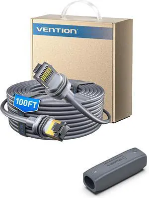 VENTION Starlink Gen 3 Bundle: 100ft Cat 7 Ethernet Cable & IP68 Waterproof Coupler for Max Speed & Reliability VENTION Starlink Gen 3 Bundle: 100ft Cat 7 Ethernet Cable & IP68 Waterproof Coupler for Max Speed & Reliability