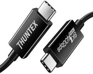 USB4 Cable 40Gbps/100W/5A, Compatible with Thunderbolt 4 Cable 8K Display/40Gbps with New MacBook Pro, ThinkPad Yoga, Alienware 17 and More(8.3FT /2.5M) USB4 Cable 40Gbps/100W/5A, Compatible with Thunderbolt 4 Cable 8K Display/40Gbps with New MacBook Pro, ThinkPad Yoga, Alienware 17 and More(8.3FT /2.5M)