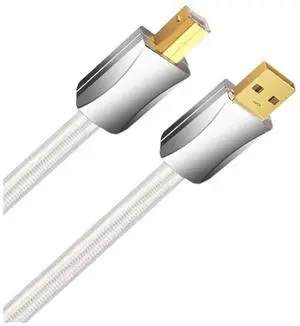 USB Cable Type A to B HiFi Data 6N OCC A-B DAC for Connection(0.75m) USB Cable Type A to B HiFi Data 6N OCC A-B DAC for Connection(0.75m)