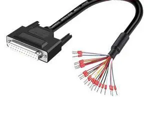 DB9 DB15 DB25 Connector Cable with Number Tube Industrial 24AWG 9 15 25Pin RS232 Serial Plug with Wire Terminal(B-DB25-F,5M) DB9 DB15 DB25 Connector Cable with Number Tube Industrial 24AWG 9 15 25Pin RS232 Serial Plug with Wire Terminal(B-DB25-F,5M)