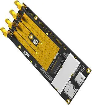 B Slot Module to Type C Adapter Card Risers Slot Type C Adapter for RM500Q RM500U GM800 SIM8200 Converters B Slot Module to Type C Adapter Card Risers Slot Type C Adapter for RM500Q RM500U GM800 SIM8200 Converters