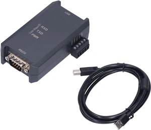 USB to RS232/RS485/RS422 Isolated Serial Adapter, 300-128000 BPS, Black ABS, Industrial Automation USB to RS232/RS485/RS422 Isolated Serial Adapter, 300-128000 BPS, Black ABS, Industrial Automation