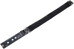 20cm M.2 NVMe SSD Extension Cable, PCI E 3.0 x4 Full Speed, 32Gbps Transmission, for Laptops External NVMe Slot Extension 20cm M.2 NVMe SSD Extension Cable, PCI E 3.0 x4 Full Speed, 32Gbps Transmission, for Laptops External NVMe Slot Extension