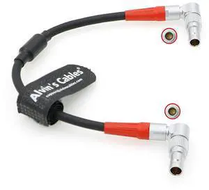 Alvin's Cables LBUS Cable for ARRI cforce RF Motor| Master Grips Rotatable Right Angle 4 Pin to 4 Pin Male 30cm|12inches Alvin's Cables LBUS Cable for ARRI cforce RF Motor| Master Grips Rotatable Right Angle 4 Pin to 4 Pin Male 30cm|12inches