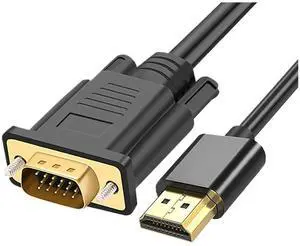 24K Plated HDMI to V/GA Adapter Connecto Line Converter Cord 10M FHD 1920 * 1080P for Desktop PC TV M>oni>tor Projector(5m) 24K Plated HDMI to V/GA Adapter Connecto Line Converter Cord 10M FHD 1920 * 1080P for Desktop PC TV M>oni>tor Projector(5m)