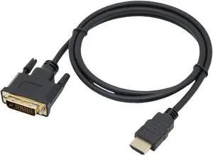 5pcs 4K HDMI-Compatible to DVI Adapter Cable 1080P Bi-Direction 24+1 DVI to HDMI-Compatible Converter for HDTV DVD TV Box(1.8 Meter) 5pcs 4K HDMI-Compatible to DVI Adapter Cable 1080P Bi-Direction 24+1 DVI to HDMI-Compatible Converter for HDTV DVD TV Box(1.8 Meter)