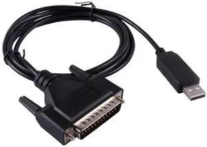 USB to RS232 25 Pin DB25 Male Connector Serial Adapter Cable CNC Controls Programming Cable Compatib C-232R US-232R(16ft) USB to RS232 25 Pin DB25 Male Connector Serial Adapter Cable CNC Controls Programming Cable Compatib C-232R US-232R(16ft)