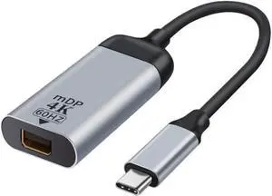 USB 3.1 Type/C Thunderbolt3 to 4K@60Hz DisplayPort/HDMI-Compatible/Mini DP Adapter Video Converter Cable(0.1m USB C to miniDP) USB 3.1 Type/C Thunderbolt3 to 4K@60Hz DisplayPort/HDMI-Compatible/Mini DP Adapter Video Converter Cable(0.1m USB C to miniDP)