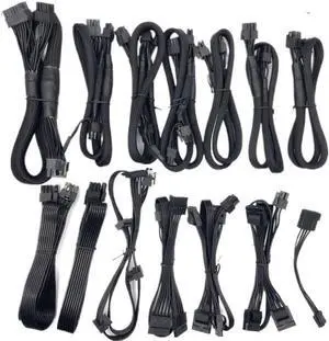 Modular Power Cable for RM1000x RM850x RM750x RM650x RM550x Power, GPU PCIe 8Pin, SATA, IDE, CPU 4+4Pin, ATX 24Pin(PCIe Single 8Pin Net) Modular Power Cable for RM1000x RM850x RM750x RM650x RM550x Power, GPU PCIe 8Pin, SATA, IDE, CPU 4+4Pin, ATX 24Pin(PCIe Single 8Pin Net)