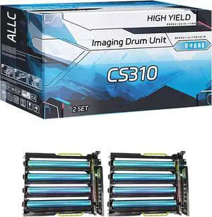 ALLC Compatible for Lexmark CS310 Imaging Drum Unit Work for Lexmark CX510the XC2132 Printers, with Chip, High Yield 40000 Pages, Clear Printing (2 Set) ALLC Compatible for Lexmark CS310 Imaging Drum Unit Work for Lexmark CX510the XC2132 Printers, with Chip, High Yield 40000 Pages, Clear Printing (2 Set)