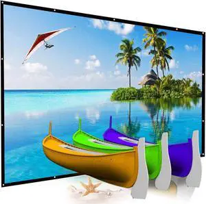 200 Inch Portable Projector Screen Outdoor, YF2009SZ 16:9 Foldable HD Large Thick Canvas Movie Screen for Home Theater Office Presentation Outside Camping Party 200 Inch Portable Projector Screen Outdoor, YF2009SZ 16:9 Foldable HD Large Thick Canvas Movie Screen for Home Theater Office Presentation Outside Camping Party
