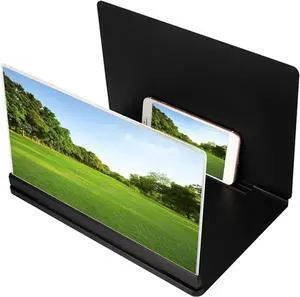 12 Inch Phone Screen Magnifier, Portable Mobile Phone Projector Enlarger for Movies, Videos & Games 3D Clear Visual Effect, Anti-Skid 12 Inch Phone Screen Magnifier, Portable Mobile Phone Projector Enlarger for Movies, Videos & Games 3D Clear Visual Effect, Anti-Skid