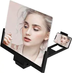 18-inch 3D HD Mobile Phone Screen Magnifier, Movie Video Projector with Foldable Design, Portable Enlarger for Smartphones, Eye Protection & Radiation, White(Black,45) 18-inch 3D HD Mobile Phone Screen Magnifier, Movie Video Projector with Foldable Design, Portable Enlarger for Smartphones, Eye Protection & Radiation, White(Black,45)