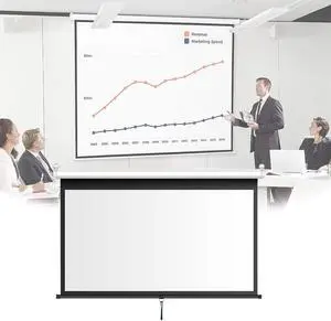 Drop Down Retractable Widescreen HD Portable Movie Screen for Home Theater Office Video Games(60Inch 43) Drop Down Retractable Widescreen HD Portable Movie Screen for Home Theater Office Video Games(60Inch 43)