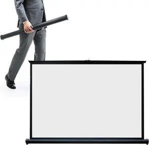 Manual Pull Up Projection Screen 30/40/50inch, Portable Desktop Projection Screen, Pull-Up HD Screen for Home Theatre, Travel, Office Presentation, with Storage Bag(4:3,50") Manual Pull Up Projection Screen 30/40/50inch, Portable Desktop Projection Screen, Pull-Up HD Screen for Home Theatre, Travel, Office Presentation, with Storage Bag(4:3,50")