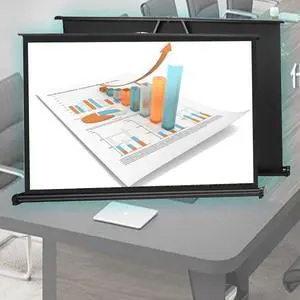 Retractable Tabletop Movie Screen, 30" 40" 50" Small Portable Projector Screen, Floor Standing Projection Screens Outdoor Indoor Anti-Light(40inch) Retractable Tabletop Movie Screen, 30" 40" 50" Small Portable Projector Screen, Floor Standing Projection Screens Outdoor Indoor Anti-Light(40inch)