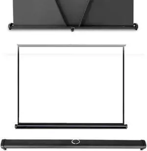 30" 40" 46" 50" Projector Screen Portable Manual Pull Up Projection Screen, Free-Standing Design, Ease of Setup and Storage(46"-16:9) 30" 40" 46" 50" Projector Screen Portable Manual Pull Up Projection Screen, Free-Standing Design, Ease of Setup and Storage(46"-16:9)