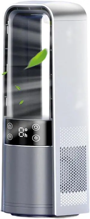 Oscillating Bladeless Tower Fan With Digital Display 4Wind Mode Motor Cooling Systems Night Light USB Powered ABS Metal USB Fan With Night Light Timer Oscillating Bladeless Tower Fan With Digital Display 4Wind Mode Motor Cooling Systems Night Light USB Powered ABS Metal USB Fan With Night Light Timer
