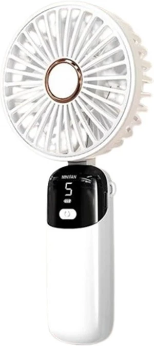 5 Speed USB Handheld Mini Fan Foldable Portable Fans Silent Small Rechargeable With Display Screen 5 Speed USB Handheld Mini Fan Foldable Portable Fans Silent Small Rechargeable With Display Screen