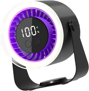 Portable Fan, Desktop Electric Charging Hanging 9 Speed Cooling for Home Desk(Black) Portable Fan, Desktop Electric Charging Hanging 9 Speed Cooling for Home Desk(Black)