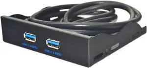 Dual USB HUB USB3.0 19Pin USB 2.0 9Pin for PC Case Front Panel 3.5inch Floppy Bay USB Cable Adapter Expansion Converter Backet(USB 3.0) Dual USB HUB USB3.0 19Pin USB 2.0 9Pin for PC Case Front Panel 3.5inch Floppy Bay USB Cable Adapter Expansion Converter Backet(USB 3.0)