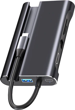 8-Port Expansion Dock, Multi-Function Computer USB HD HUB Hub, Convert Mobile Phone Type C Expansion Dock 8-Port Expansion Dock, Multi-Function Computer USB HD HUB Hub, Convert Mobile Phone Type C Expansion Dock