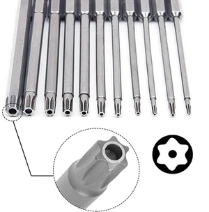11 Pack Star Security Screwdriver Bit Set Shark Vacuum (100mm Length) 11 Pack Star Security Screwdriver Bit Set Shark Vacuum (100mm Length)