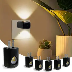 Plug-in LED Night Lights with Dusk to Dawn Sensor,100LM,2700K,2 Pack Plug-in LED Night Lights with Dusk to Dawn Sensor,100LM,2700K,2 Pack