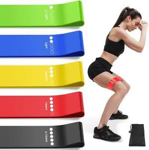 (Multicolor) Resistance Bands for Working Out, Exercise Bands Resistance Bands Set with 5 Resistance Levels, Multi-Colored Workout Bands for Indoor & Outdoor Fitness, Leg Strength Training, Yoga (Multicolor) Resistance Bands for Working Out, Exercise Bands Resistance Bands Set with 5 Resistance Levels, Multi-Colored Workout Bands for Indoor & Outdoor Fitness, Leg Strength Training, Yoga