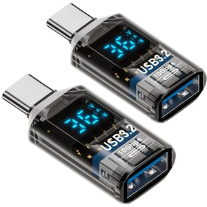 2Pack USB A3.2 to Type C Adapter,C Female to USB Revolution Adapter 10Gbps | with Digital Display 60W Power Output,for iPhone16 15 14ProMax,Plus,MacBook,Galaxy S23 S24 2Pack USB A3.2 to Type C Adapter,C Female to USB Revolution Adapter 10Gbps | with Digital Display 60W Power Output,for iPhone16 15 14ProMax,Plus,MacBook,Galaxy S23 S24