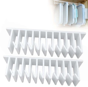 Lid Loft Lid Organizer, 10-Slot LidLoft Hanging Organizer in Cabinet | Keeps food-container lids upright, separated, and easy to grab - without taking over your cabinet Lid Loft Lid Organizer, 10-Slot LidLoft Hanging Organizer in Cabinet | Keeps food-container lids upright, separated, and easy to grab - without taking over your cabinet