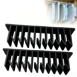 Lid Loft Lid Organizer, 10-Slot LidLoft Hanging Organizer in Cabinet | Keeps food-container lids upright, separated, and easy to grab - without taking over your cabinet Lid Loft Lid Organizer, 10-Slot LidLoft Hanging Organizer in Cabinet | Keeps food-container lids upright, separated, and easy to grab - without taking over your cabinet
