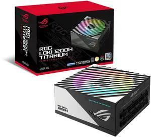 ASUS ROG Loki SFX-L 1200W Titanium PSU (Fully Modular Power Supply, 80+ Titanium, 120mm PWM ARGB Fan, Aura Sync, ATX 3.0 Compatible, PCIe 5.0 Ready, 10 Year Warranty) ASUS ROG Loki SFX-L 1200W Titanium PSU (Fully Modular Power Supply, 80+ Titanium, 120mm PWM ARGB Fan, Aura Sync, ATX 3.0 Compatible, PCIe 5.0 Ready, 10 Year Warranty)