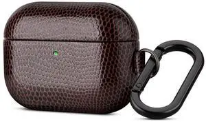 Haobobro Handmade Case - for AirPods Pro 2 Case Cover with Keychain - Selected Vegan Leather, Lizard Skin Texture, Drop Protection Hard Shell Cover for AirPods Pro 2nd Generation E Haobobro Handmade Case - for AirPods Pro 2 Case Cover with Keychain - Selected Vegan Leather, Lizard Skin Texture, Drop Protection Hard Shell Cover for AirPods Pro 2nd Generation E