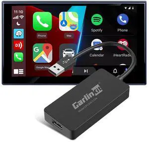 Carlinkit CCPA Wireless CarPlay & Android Auto Adapter, Only for Car with Android Head Unit 4.4.2+, 5.8GHz Dongle with Built-in APK App, Support Wireless Connect & Screen Mirroring, OTA Carlinkit CCPA Wireless CarPlay & Android Auto Adapter, Only for Car with Android Head Unit 4.4.2+, 5.8GHz Dongle with Built-in APK App, Support Wireless Connect & Screen Mirroring, OTA
