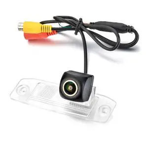 aSATAH AHD 720P/CVBS Car Rear View Camera's Fisheye Lens License Plate Camera with RCA Cable & Vehicle Camera for Hyundai Accent MC Avante Elantra Sonata Tucson Veracruz KIA & Backup Golden Camera aSATAH AHD 720P/CVBS Car Rear View Camera's Fisheye Lens License Plate Camera with RCA Cable & Vehicle Camera for Hyundai Accent MC Avante Elantra Sonata Tucson Veracruz KIA & Backup Golden Camera