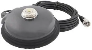 Comet CM-5NMO Mobile Antenna Magnet Mount with 3.25 Inch Heavy-Duty Base and NMO Connector for VHF and UHF Mobile Antennas Durable Weather-Resistant Design for Vehicle Installations Comet CM-5NMO Mobile Antenna Magnet Mount with 3.25 Inch Heavy-Duty Base and NMO Connector for VHF and UHF Mobile Antennas Durable Weather-Resistant Design for Vehicle Installations